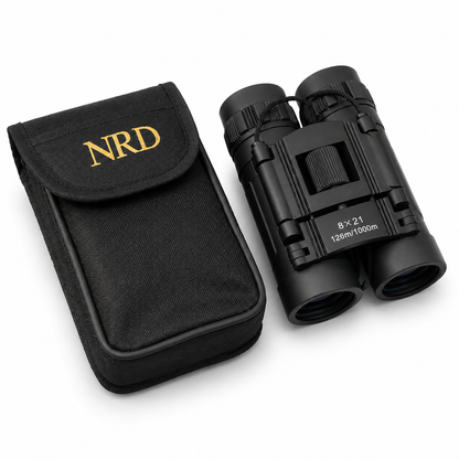 Personalised Binoculars With Case Embossed Initials
