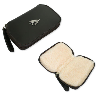 Ultimate Fishing Bundle: Fly Case, Fishing Logbook, and Hip Flask