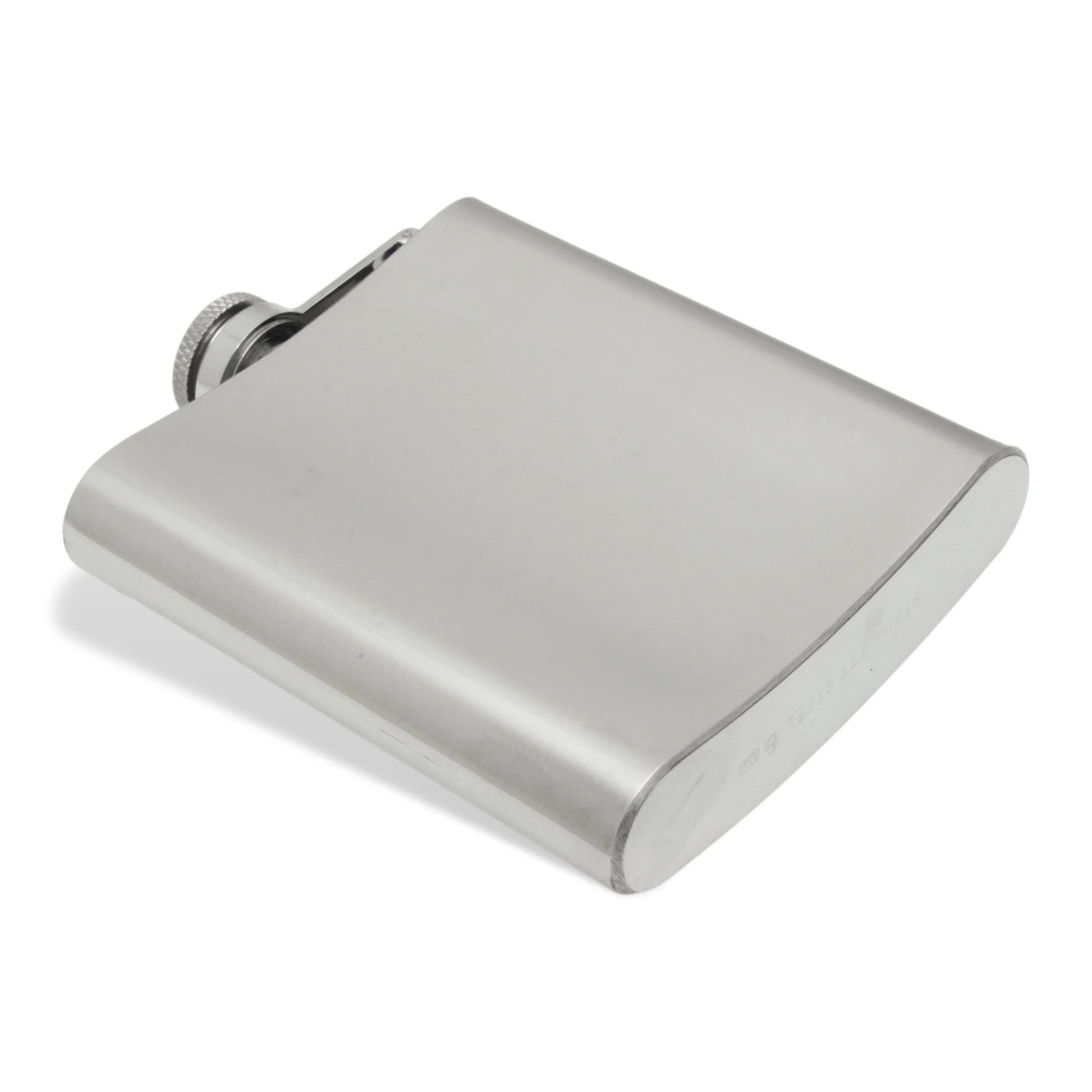 Fishing Silver Hip Flask Personalised