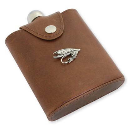 Ultimate Fishing Bundle: Fly Case, Fishing Logbook, and Hip Flask