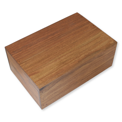 Sliding Lid Wooden Tackle Box With Personalised Engraving Message