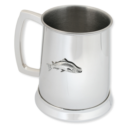 Fly Fishing Personalised Metal Drinking Tankard 500ml