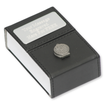 Fly Fishing Cigarette Case | Magnetic Closure | Free Engraving