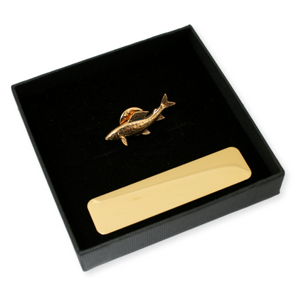 Grayling Gold Plated Pin Badge Lapel With Engraving Option