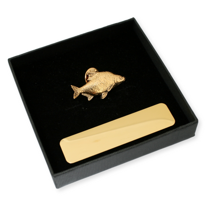 Bream Gold Plated Pin Badge Lapel With Engraving Option