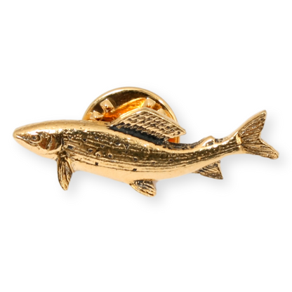 Grayling Gold Plated Pin Badge Lapel With Engraving Option