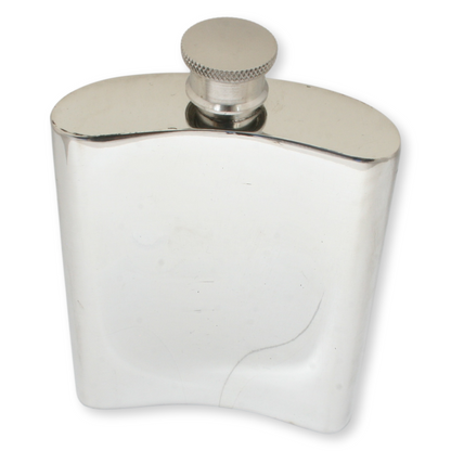 Salmon Fly Fishing English Pewter Hip Flask Engravable