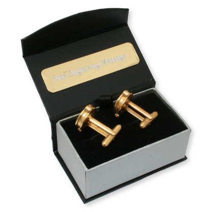 fly reel cufflinks back