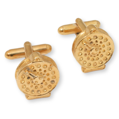 fly reel cufflinks