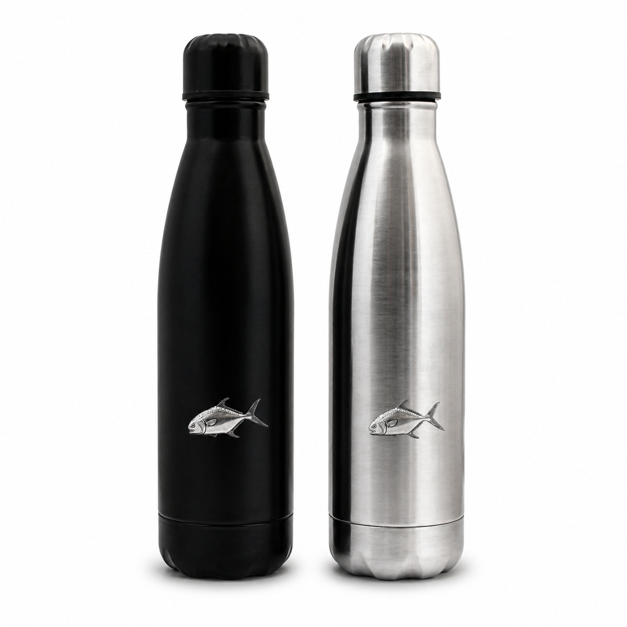 Sea Fishing Vacuum Flask 500ml Insulated Silver Or Black