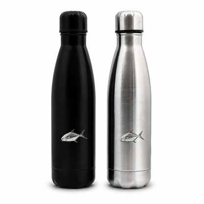 Sea Fishing Vacuum Flask 500ml Insulated Silver Or Black