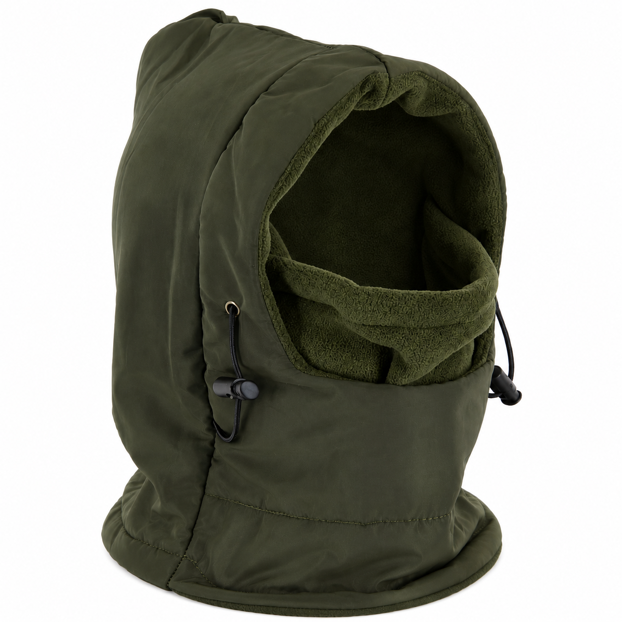 Windproof Fleece Lined Hooded Snood & Neck Warmer