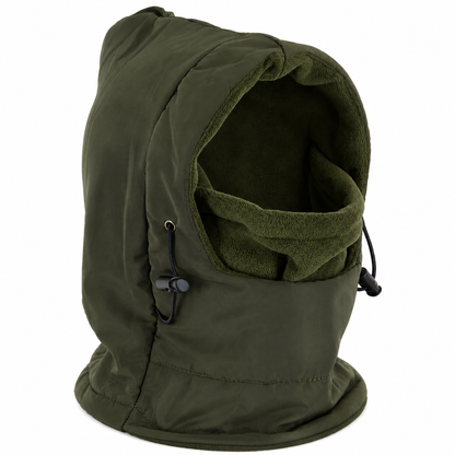 Windproof Fleece Lined Hooded Snood & Neck Warmer
