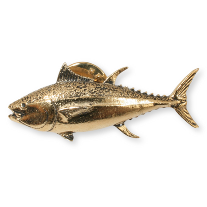 Tuna Pin Badge gold