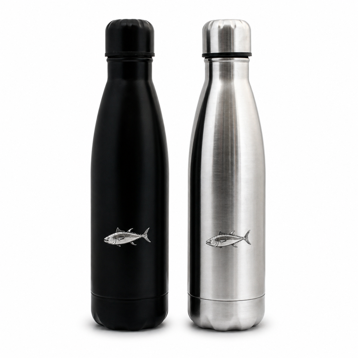Sea Fishing Vacuum Flask 500ml Insulated Silver Or Black