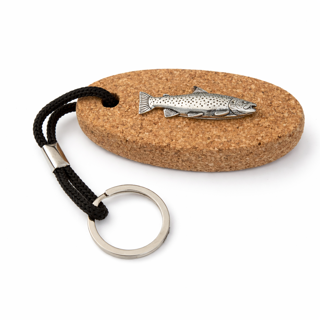 Fly Fishing Floating Cork Keyring