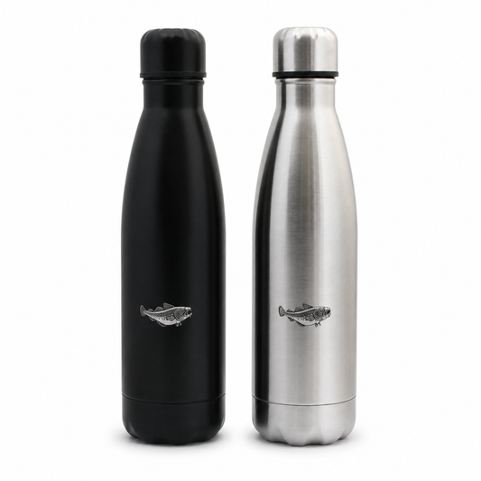Sea Fishing Vacuum Flask 500ml Insulated Silver Or Black