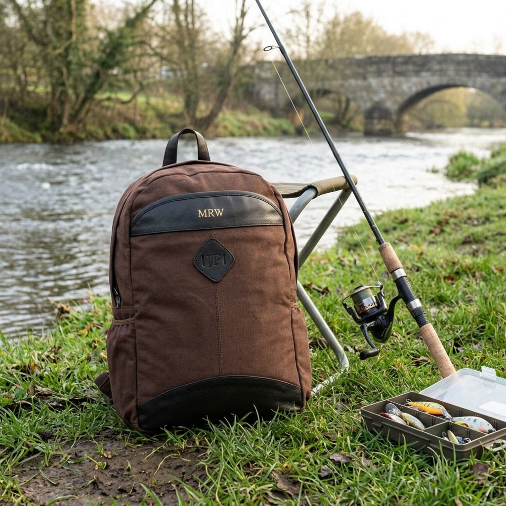 Personalised Backpack Angling Rucksack