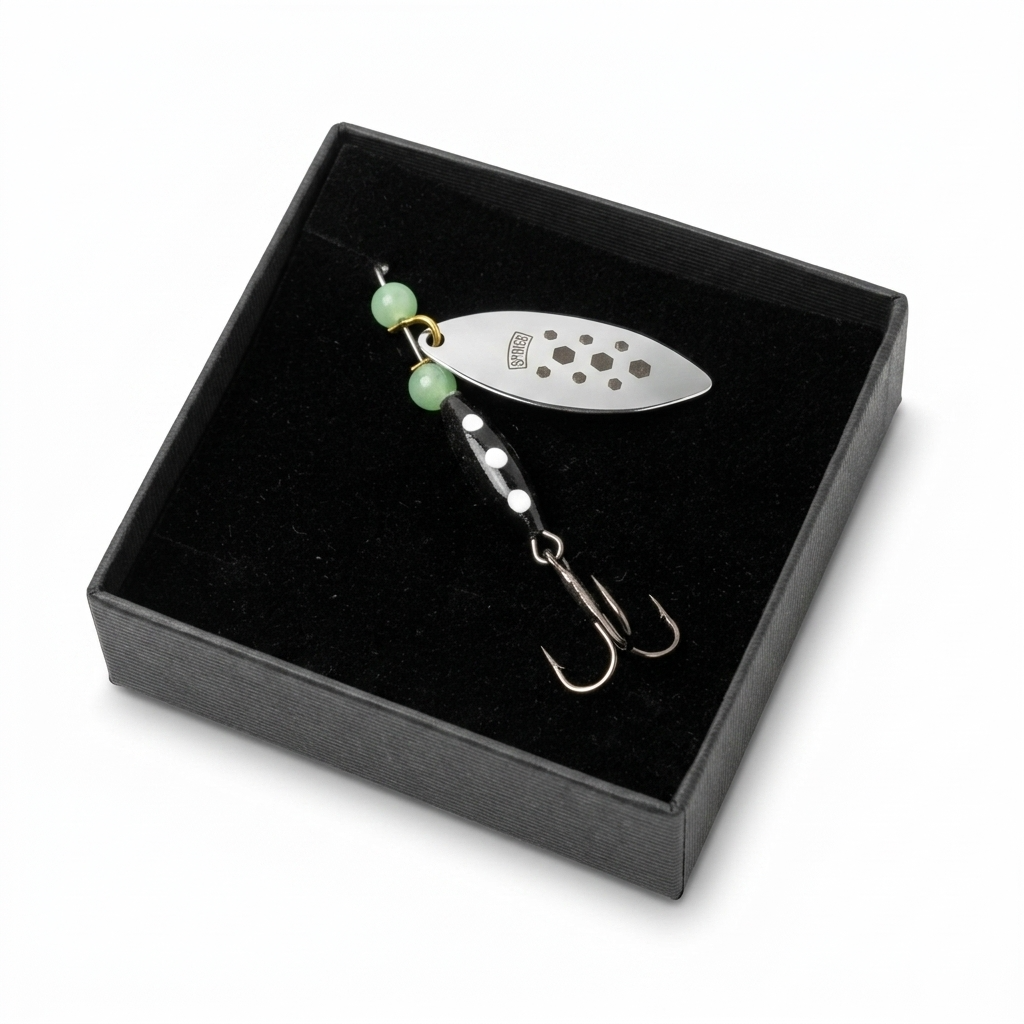 Personalised Fishing Spinners Treble Hook RANDOMLY SELECTED