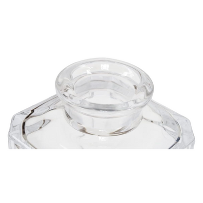 Coarse Fishing Crystal Cut Decanter With Golf Ball Or Square Top