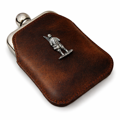 Fly Fishing Full Jacket 6oz Hip Flask