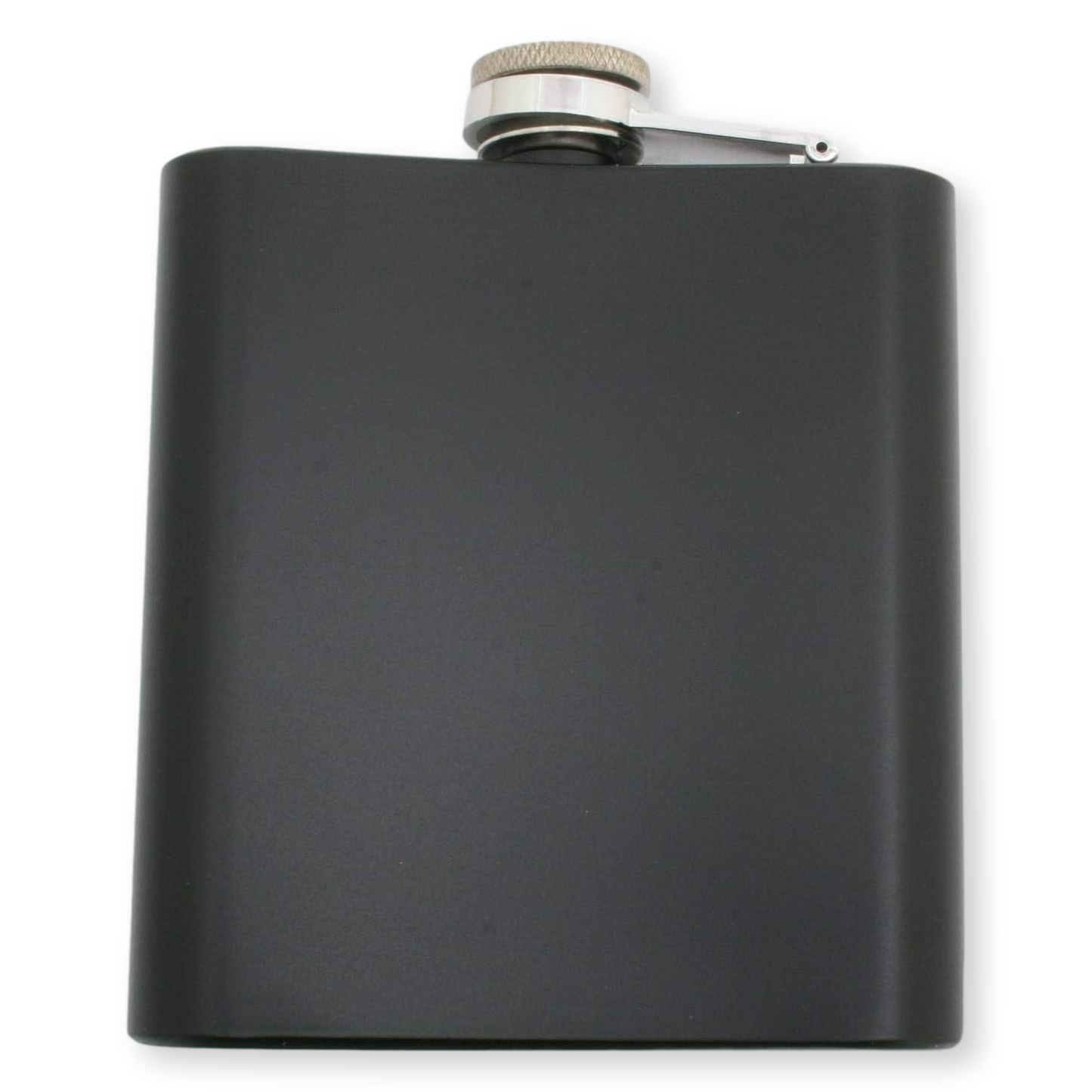 Salmon Stainless Steel Hip Flask 6oz Silver Or Matte Black