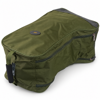 Personalised Green Canvas Welly Boot Storage Bag