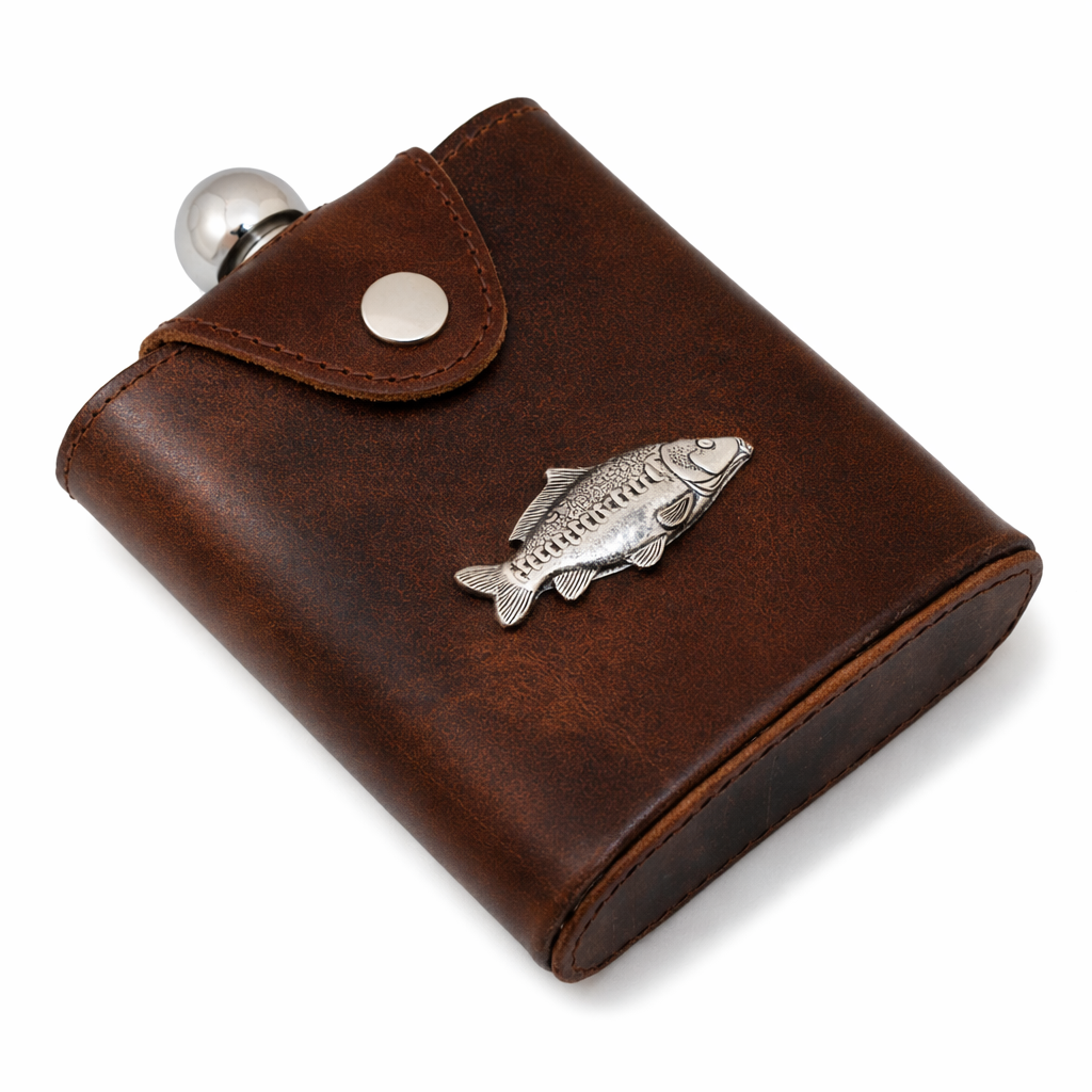 Coarse Fishing Hip Flask In Popper Jacket