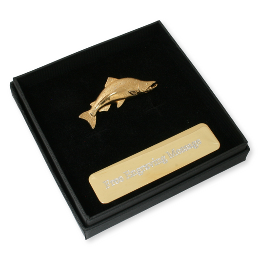 salmon badge front gold