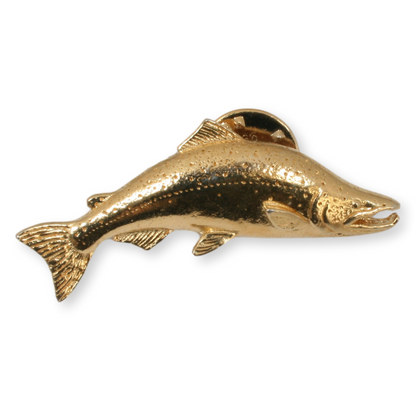 salmon badge gold