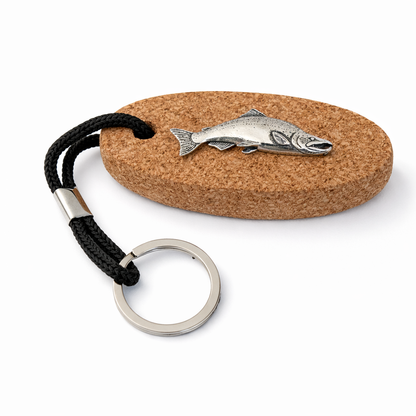 Fly Fishing Floating Cork Keyring