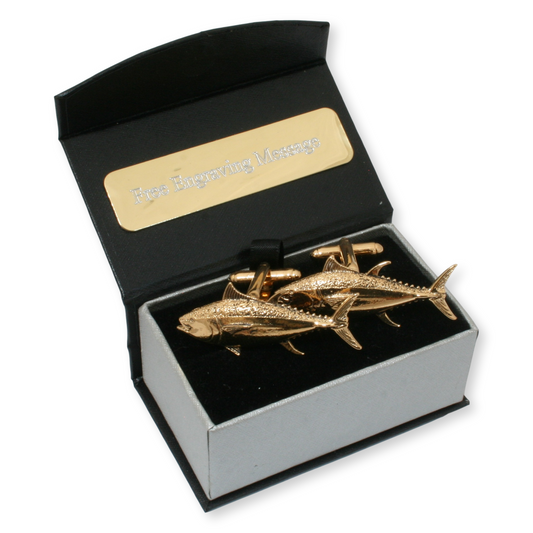 tuna cufflinks front