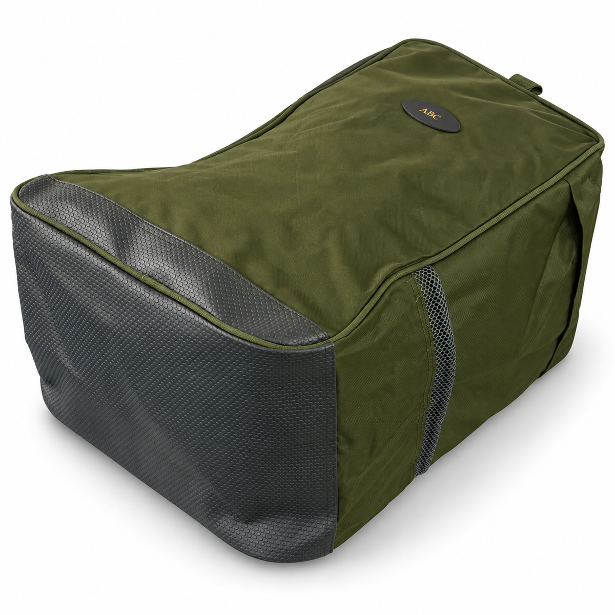 Personalised Green Canvas Welly Boot Storage Bag